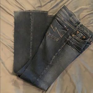 Silver jeans. Size 32x35